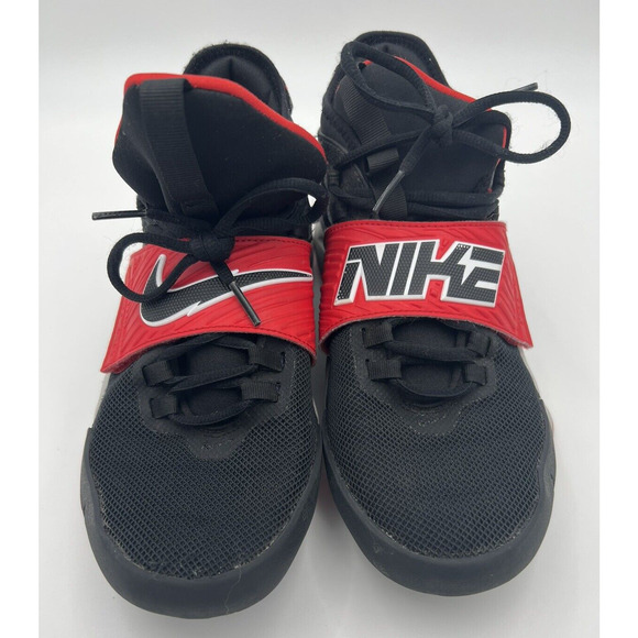 Nike Boys Future Court 3 Basketball Shoes Red Black Size 7Y Sneakers CT2866-008 - Picture 3 of 9